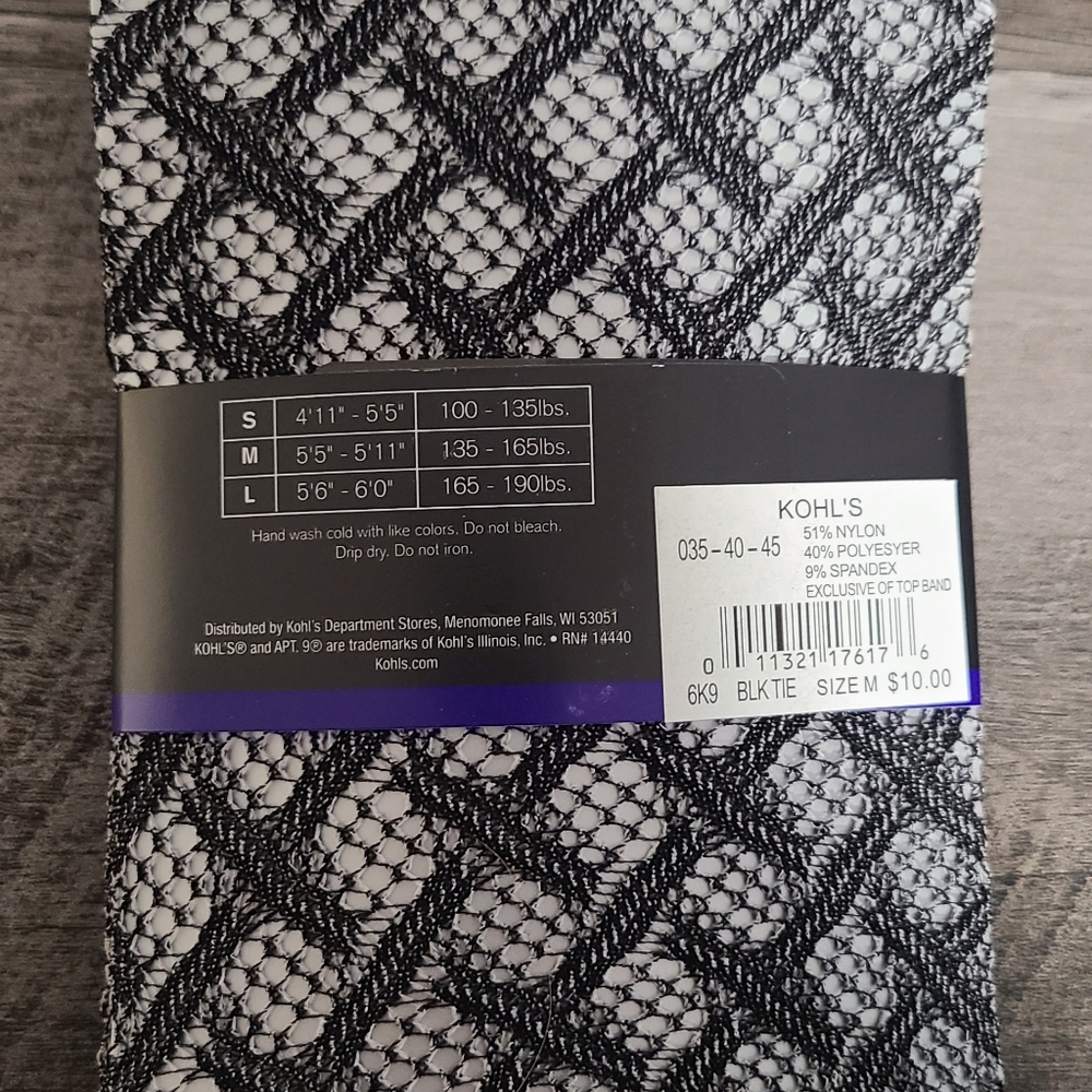 2 Pair of Fishnet Tights Apt. 9 & Forever 21 NWT - Picture 3 of 5